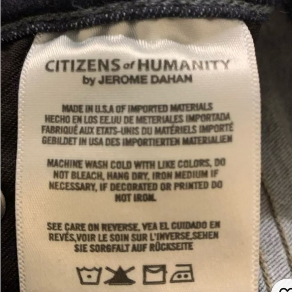 Citizens Of Humanity Jeans Women’s Blue 27 Rocket High Rise Skinny Dark Wash USA - Picture 8 of 12